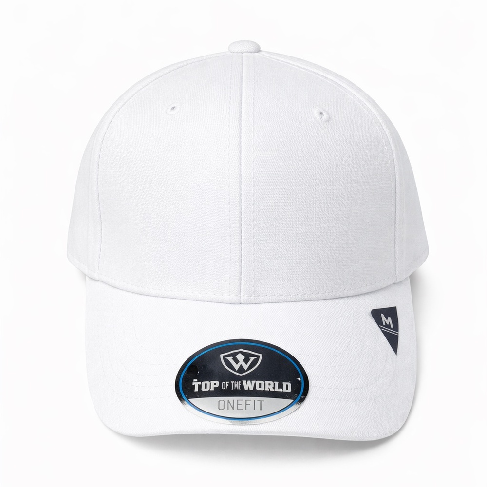 Top of the World One Fit Baseball Men's Cap White NWT